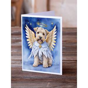 Lunatique A7 Taille 5x7 Cartes Vierge Wheaten Terrier My Angel Carte de Voeux Pack de 8 avec Enveloppes - Product Image 2