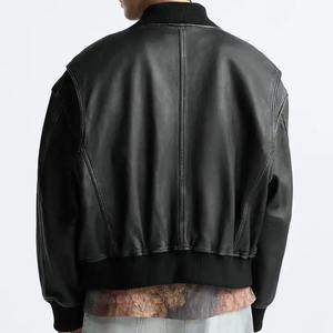 Fabricante de Chaquetas de Cuero Premium para Hombre que Ofrece Personalización OEM y ODM con Servicios de Marca Privada y Logotipo Personalizado - Product Image 4