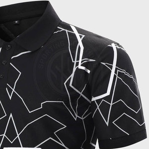 เสื้อโปโลพิมพ์ลายทันสมัยสำหรับผู้ชาย สวมใส่สบาย ระบายอากาศได้ดี เนื้อผ้านุ่ม น้ำหนักเบา แฟชั่นฤดูร้อน - Product Image 6