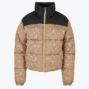 Custom Grey <b>Lightweight</b> Wholesale Bubble Filled Quilted Polyester Front Custom Patch Quick Dry Eco-Friendly Puffer <b>Jacket</b> for - Product Image 1