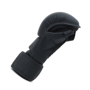 Cowhide Leather MMA Boxing Gloves with <b>Hook</b> and Loop Closure Customizable Logo UV Protection Lightweight Unisex for Adults - Product Image 3