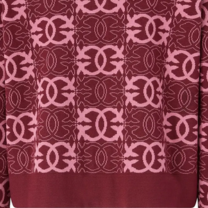 Cardigan en laine et cachemire épais rouge pour femme, col en V, manches longues, boutons recouverts, pull tricoté d'hiver - Product Image 5