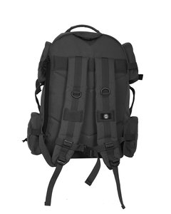Sac à dos de randonnée et de camping en plein air avec bretelles de soutien réglables, capacité de 50 L, fermeture à glissière, panneau MOLLE - Product Image 6
