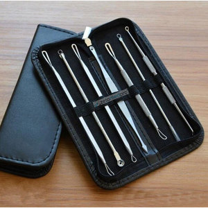 Extracteur de points noirs, extracteur de comédons, nettoyeur de pores, outils de beauté pour le visage et le nez en acier inoxydable, étanche - Product Image 6