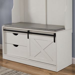 WB002 Appendiabiti da Parete Bianco: Elegante Soluzione di Stoccaggio a Muro - Product Image 6