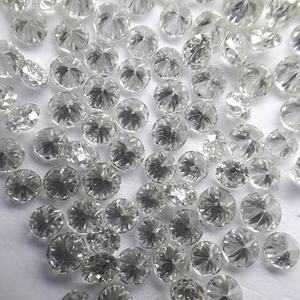 Diamant naturel rond taille brillant, pierre précieuse en vrac pour la fabrication de bijoux, cristaux blancs, produit de qualité avec couleur D - Product Image 3