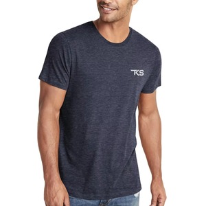 T-shirt homme en coton doux avec col classique et coupe confortable pour un usage quotidien décontracté - Product Image 1