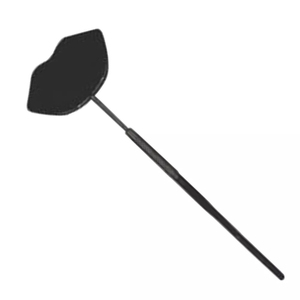 Private Label Matte Black Lip Shaped Eyelash Mirror Custom Color Available Stainless Steel Detachable Eyelash Mirror Beauty Tool - Product Image 4