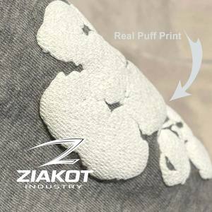 Sudadera con Capucha y Sudadera Oversize de Algodón Grueso para Hombre, de Alta Calidad, con Estampado Puff y Línea Negra, para Invierno - Product Image 5