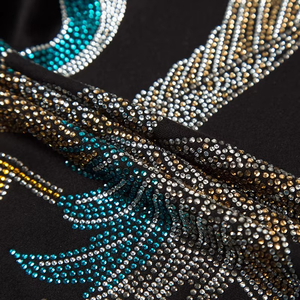 Nouveau T-shirt imprimé pour homme en tissu Oxford 100 % coton, coupe classique, 220 grammes, manches classiques, transfert de strass sur le devant, sérigraphie - Product Image 6