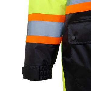 Chaqueta de Seguridad Transpirable Antiestática con Cierre de Cremallera y Cinta Reflectante Plateada de Alta Visibilidad para Logística y Almacén, Precio al por Mayor - Product Image 6