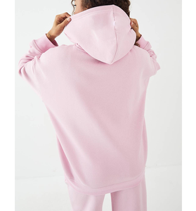 Vêtements d'hiver de style américain, survêtement à taille haute en molleton, léger, respirant, doublé de polaire, vêtements d'entraînement pour femmes - Product Image 4