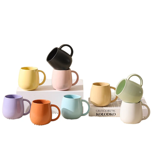 Mug en céramique à motif marbré de 201-300 ml avec poignée, compatible lave-vaisselle et micro-ondes, sans danger pour les aliments - Product Image 5