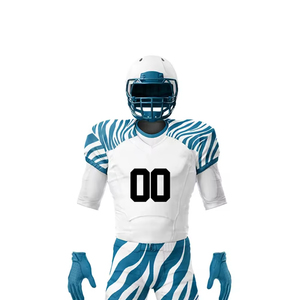 Uniformes de Fútbol Americano Deportivos a Precio de Mayoreo, Conjunto de Camiseta y Pantalones Cortos de Fútbol Americano con Impresión Personalizada - Product Image 5