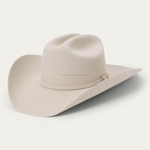 Chapeaux de cowboy occidentaux de mode | Chapeau en cuir de rodéo de logo personnalisé | Chapeaux faits à la main de qualité supérieure fournisseur OEM - Product Image 1