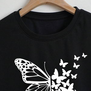 Factory Manufacture Material New Style Regular Fit Crew Neck Short Sleeve Streetwear <b>Crop</b> <b>Top</b> T-Shirt 100% Cotton Canvas Women - Product Image 4