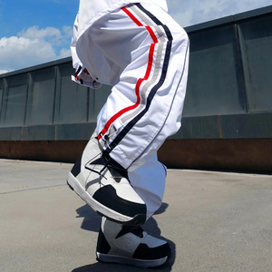 Pantalon de ski baggy rayé personnalisé, pantalon de snowboard imperméable coupe-vent, pantalon de neige ample OEM - Product Image 4