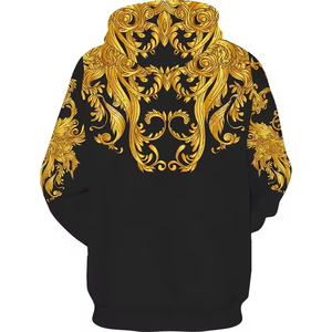 Survêtement d'hiver à capuche pour homme, sublimation, qualité supérieure, 100% coton, extensible dans quatre directions, logo/couleur personnalisés, grandes tailles, respectueux de l'environnement - Product Image 2