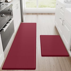 2 Tappeti da Cucina Antifatica, Tappetini Ammortizzati Antiscivolo per Scrivania, Tappetino Impermeabile per Pavimento della Cucina - Product Image 1