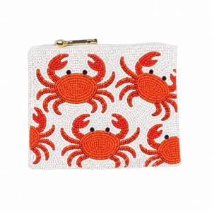 Porte-monnaie brodé de perles de designer pour femmes, fait main, avec broderie aux couleurs vives - Product Image 5