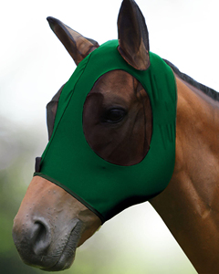 Máscara Antimoscas de Cuero Genuino para Caballos, Protección de Verano, Malla Transpirable, Bloqueo UV, Diseño Suave de Protección para Orejas/Nariz, para Montar a Caballo - Product Image 4