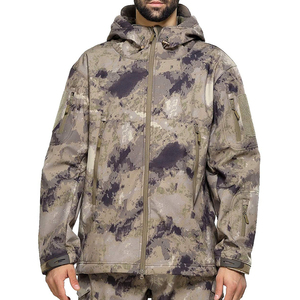 Custom Silent Breathable Winter Hunting <b>Jacket</b> for Men | Water Resistant <b>Camo</b>/Solid/Print Soft - Product Image 3