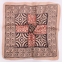 Foulard carré en toile de coton écologique Craftjaipur, bandana imprimé à la main, unisexe, respirant, à nouer, pour toutes les saisons