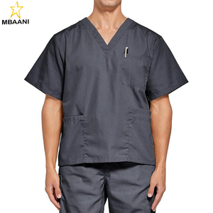 <b>Scrubs</b> <b>Set</b> for Women Medical Uniform–Stretch V-Neck Top & Straight Leg Pants with 9 Pockets for Nurse - Product Image 6