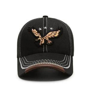 Gorra de Béisbol Deportiva Vintage de Moda con Bordado 3D de Águila, 5 Paneles, Unisex, Ajustable, Transpirable, Estilo Casual para Golf - Product Image 3