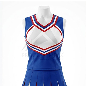 Cheerleading Uniform Customized Polyester Spandex New Design Wholesale High Quality Adult Sleeveless Girls Skirt Style 240g - Product Image 3