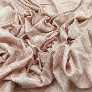 High Quality Malty Embroidery Fabric Polyester Georgette Mesh Lace Fabric for Bridal Wear <b>Home</b> <b>Textile</b> and Garments - Product Image 6
