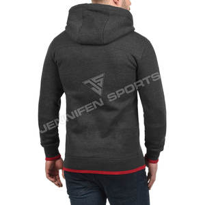 OEM 380 GSM Cotton Polyester Gym Fitness <b>Sweatshirt</b> Custom Printing Blank Training Hoodie Men Sports Oversized Hoodie - Product Image 3