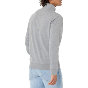 Sudadera de Forro Polar con Media Cremallera para Hombre, Tejido Ecológico, Teñido Liso, con Bolsillo, de Alta Calidad - Product Image 2