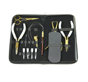 อุปกรณ์ต่อผมอุปกรณ์ต่อผมทำจากสเตนเลสเคลือบด้วยผงสีทองและสีขาว - Product Image 1