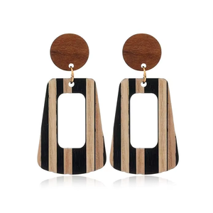 Boucles d'oreilles en résine faites à la main de haute qualité, aux couleurs terreuses organiques pour un look inspiré de la nature, au prix le plus bas par HF CRAFTS - Product Image 4