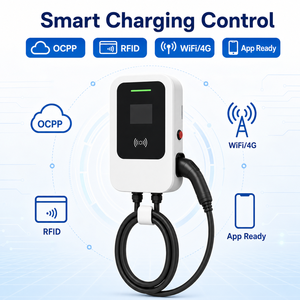 Chargeur <span class=keywords><strong>de</strong></span> véhicule électrique AC multi-standards 7 kW Type 2/Type 1/GB/T 32A Wallbox avec carte RFID <span class=keywords><strong>monophasé</strong></span>, station <span class=keywords><strong>de</strong></span> <span class=keywords><strong>recharge</strong></span> murale OEM - Product Image 5