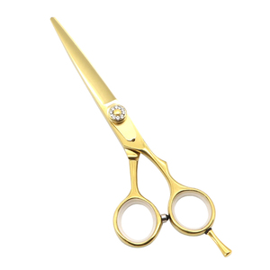 Ciseaux professionnels pour la coupe des cheveux, lame en acier inoxydable, lame tranchante, manche long, pour droitiers, ciseaux de coiffure pour salon - Product Image 1
