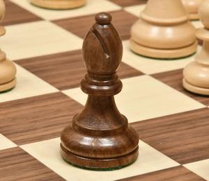 Pions d'échecs Staunton américains de luxe, taille tournoi 4.1 King, en sheesham et bois de buis, au meilleur prix - Product Image 2