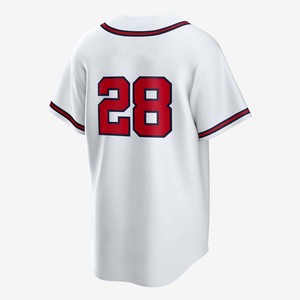 Maillots de baseball personnalisés imprimés – Tenue d'équipe élégante et confortable pour les fans de sport et l'usage quotidien – 100 % polyester respirant - Product Image 4