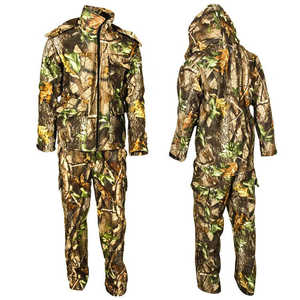 Traje de camuflaje de invierno para caza, conjunto de chaqueta y pantalones impermeables para exteriores, equipo de camuflaje, venta al por mayor OEM - Product Image 2