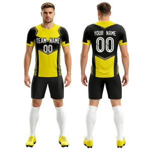 Servicio de Producción de Uniformes de Fútbol Personalizados al por Mayor, Fabricante OEM, Proveedor, Poliéster Ligero - Product Image 1