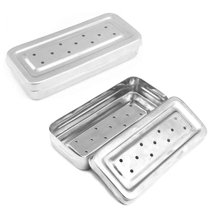 SureMed <b>Instruments</b> High-Grade Stainless Steel Medical <b>Surgical</b> <b>Instrument</b> Sterilization Box for Hospital Use CE Certified - Product Image 2
