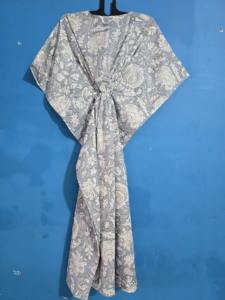 Vestido de Verano de Algodón 100% Hecho a Mano, Talla Grande, Estilo Coreano, Kaftán para Mujer, Ligero, Ropa de Playa, Regalo para Ella - Product Image 2