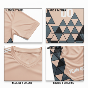 Camiseta de Fútbol Unisex de Manga Corta, Conjuntos de Uniformes de Fútbol Transpirables Personalizados, Ropa de Fútbol Personalizable de Alta Calidad para Adultos - Product Image 6