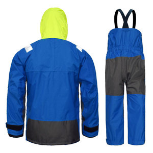 Chaqueta de Vela con Pantalones con Tirantes para Hombre y Mujer, Traje Impermeable y Transpirable para la Lluvia, Equipo para Pesca y Clima Adverso - Product Image 5