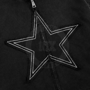 Sweat à capuche streetwear personnalisé, finition délavée à l'acide, en coton mélangé épais, coupe oversize, vêtement décontracté et tendance - Product Image 6