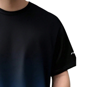 <b>Mens</b> Short Sleeve Crew Neck Solid Casual Sports Training Running Gym Fitness Tshirt Lightweight Comfortable Four-Way <b>Stretch</b> - Product Image 4