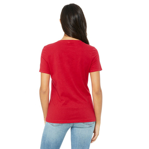 Camiseta de Mujer con Cuello en V, Estampada, Personalizada con Gráficos, Manga Corta, Informal, de Verano, a la Moda - Product Image 2