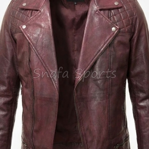 Gents Leather Formal Casual <b>Smart</b> Outfit Elegant Design Luxury Material Soft Comfortable Stylish Trend Leather <b>Jacket</b> - Product Image 3