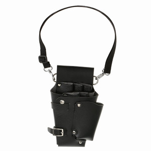 Holder Case Bags Scissors Hairdressing Holsters <b>Leather</b> Pouch Shoulder Wear OEM Multi Purpose Hairdressing <b>Tools</b> Holsters - Product Image 2